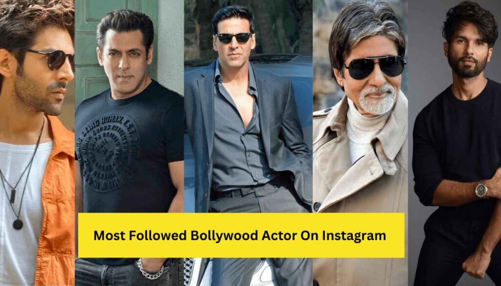 Most Followed Bollywood Actor On Instagram